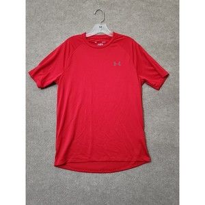 Under Armour The Tech Tee Mens Medium Red Short Sleeve Shirt Performance Stretch